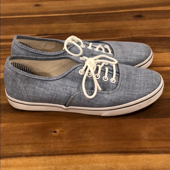 Vans womens blue and white size 8 - Picture 4 of 6